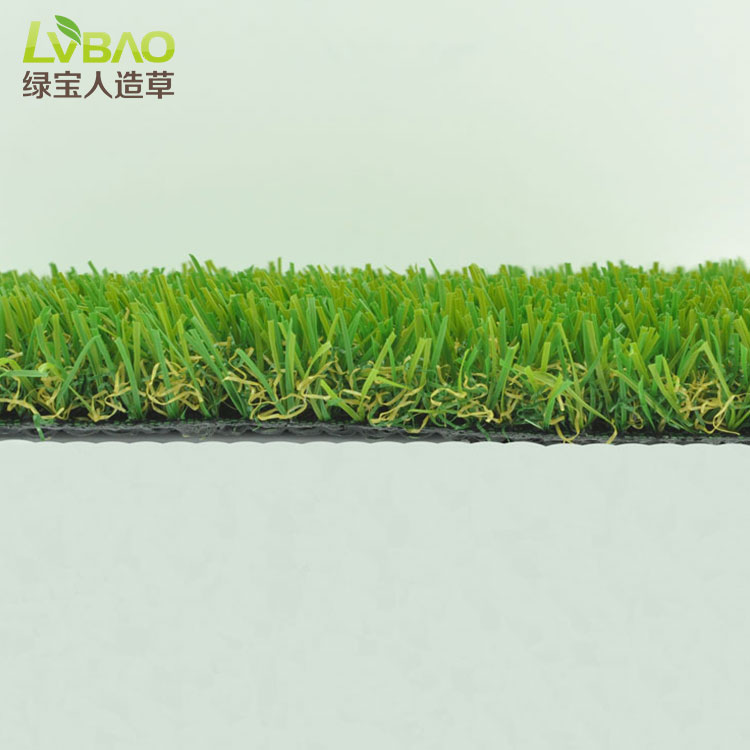 25mm artificial landscape fake grass play mat for garden