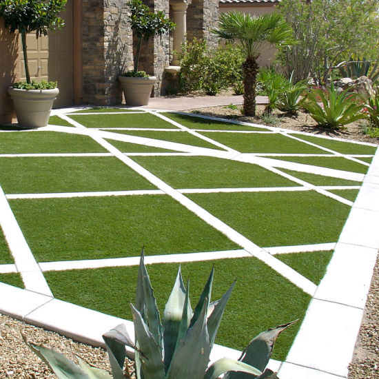 Four Tone Artificial Grass with 10 Years Warranty