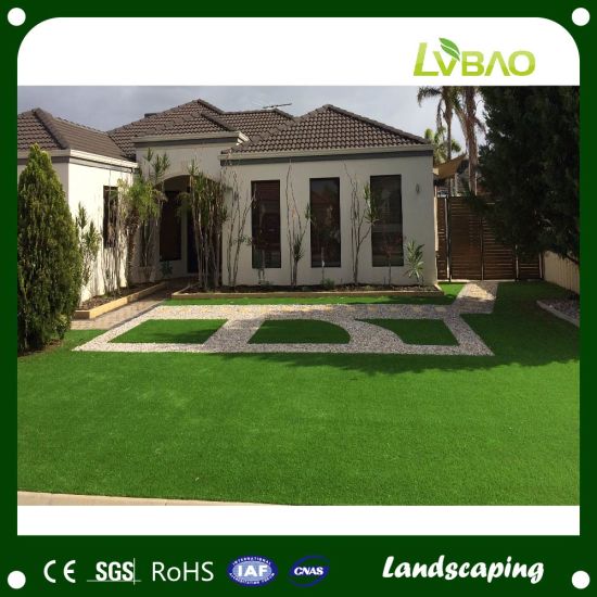 UV Resistant Landscaping Artificial Garden Grass Carpet Interlocking Grass Tile