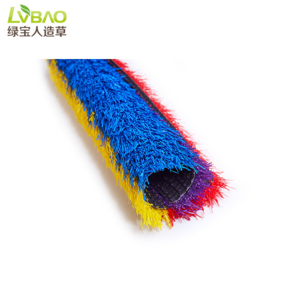 China Factory Direct Supply Artificial colorful Grass for Garden Flooring