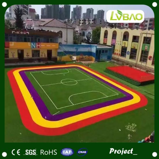 Colorful Artificial Grass for School Play Area