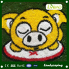 Colorful Rainbow Artificial Fake Grass for Kindergarten Playground