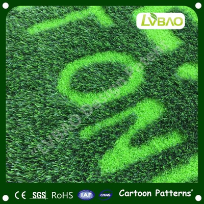 Anti-Fire Carpets Durable Synthetic Multipurpose UV-Resistance Landscaping Cartoon Images Decoration Comfortable Artificial Turf