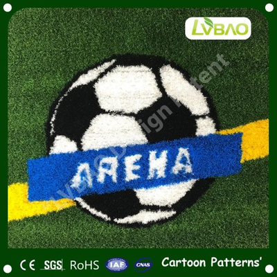 Multipurpose UV-Resistance Carpets Decoration Anti-Fire Landscaping Cartoon Images Synthetic Durable Comfortable Artificial Turf