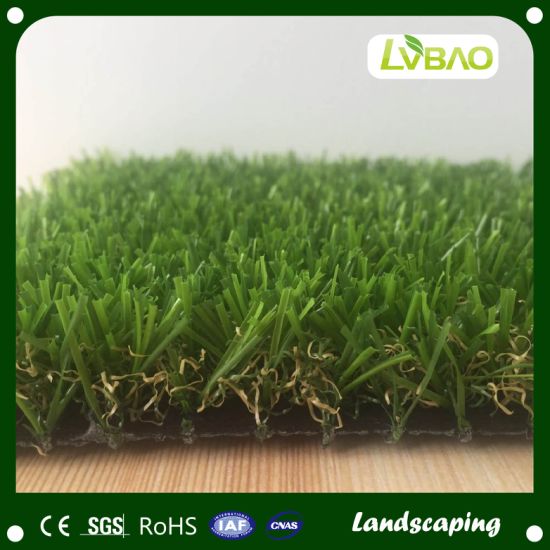 Natural Looking Home and Garden Landscaping Anti-UV Wear Resistance Artificial Lawn