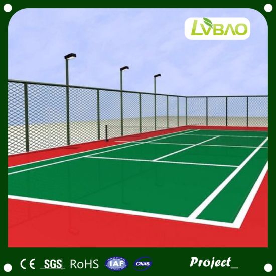 Double Color Pile Height 50mm Football Field Synthetic Grass Carpet