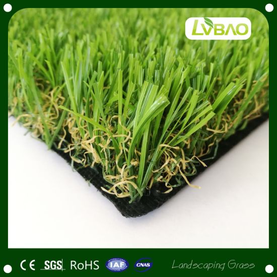 Fire Classification E Grade Synthetic Landscaping Commercial Fake Lawn Durable UV-Resistance Artificial Turf