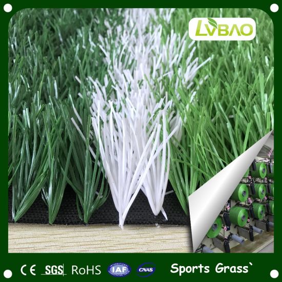 Environment Friendly 50mm Synthetic Turf Artificial Grass for Football Fieids