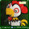 Multipurpose Cartoon Grass Small Mat Yard Yard Pet Artificial Turf