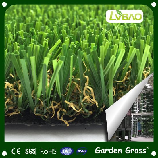 Garden Grass UV-Resistance Home Synthetic Monofilament Landscaping Anti-Fire Lawn Strong Yarn Natural-Looking Artificial Turf