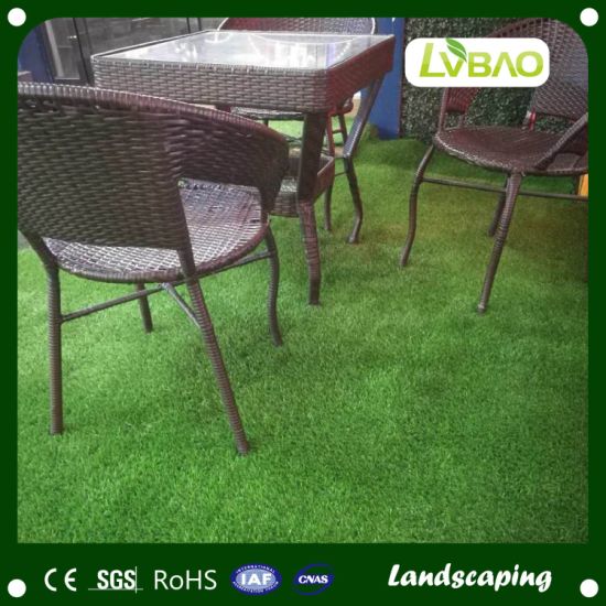 Anti-Fading Yarn Garden Green Turf Landscaping Artificial Grass Tiles