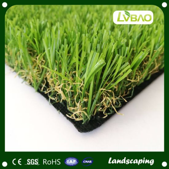 Custom Eco-Friendly Fake Plastic Natural Green Artificial Grass for Garden Decoration