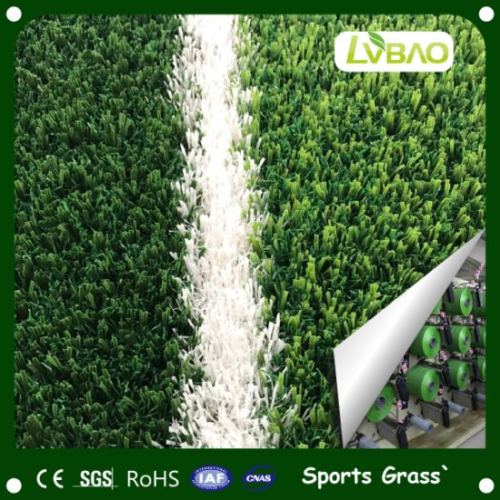 UV-Resistance Playground Grass Anti-Fire Football Strong Monofilament Synthetic Durable PE Sports Non-Filled Soccer Artificial Turf