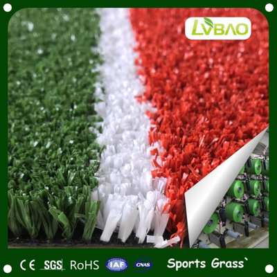 PE PP Sports Durable Synthetic Playground Indoor Outdoor UV-Resistance Strong Fabrillated Yarn Grass Anti-Fire Artificial Turf