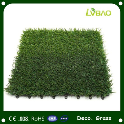 UV-Resistance Lawn Durable Landscaping Synthetic Fake Home Commercial Garden Grass Decoration Grass Tiles Artificial Turf
