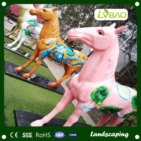 Small Fake Waterproof UV-Resistance Commercial Strong Yarn Garden Outdoor Artificial Turf