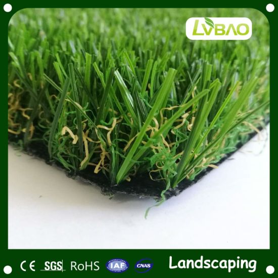 Fire Classification E Grade Synthetic Landscaping Commercial Fake Lawn Durable UV-Resistance Artificial Grass Mat